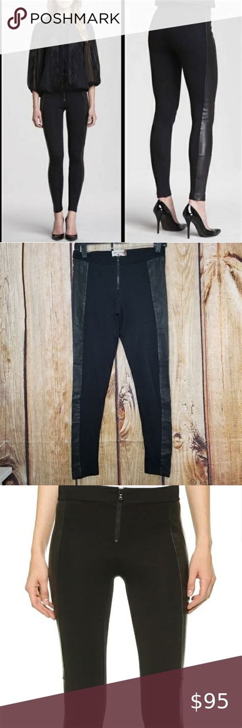 Leggings in stretch lambksin .